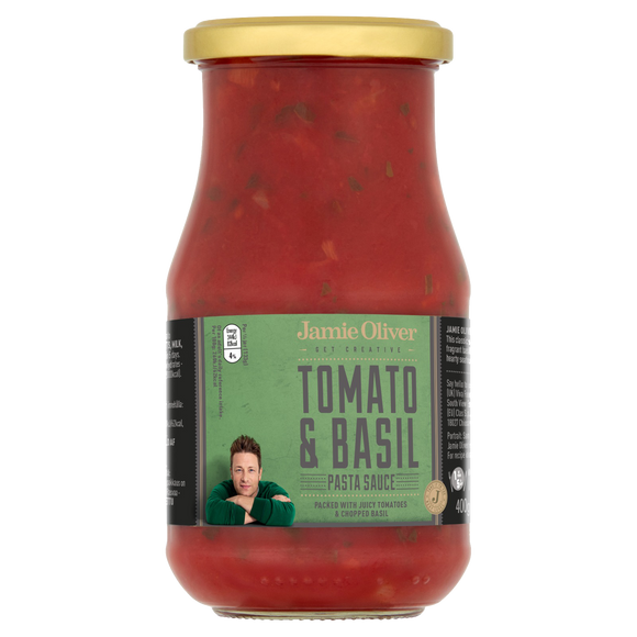 意大利Jamie Oliver羅勒蕃茄意粉醬 (400g)