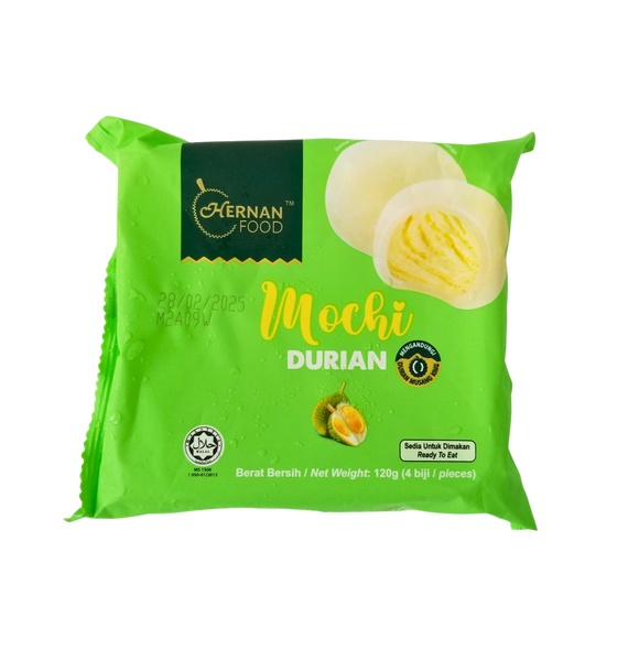 Malaysia Durian Mochi (4 pieces, 120g)