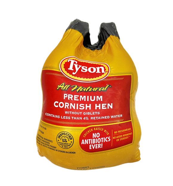Tyson All Natural Premium Cornish Hen (22oz)