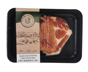 Canada Pure Valley Grain-Fed Pork Collar Butt Hot Pot Slice (300g)