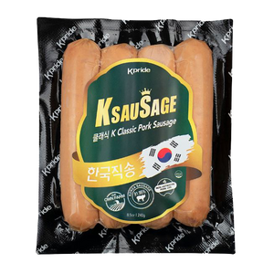 韓國 Kpride 原味自然豬肉腸  240g