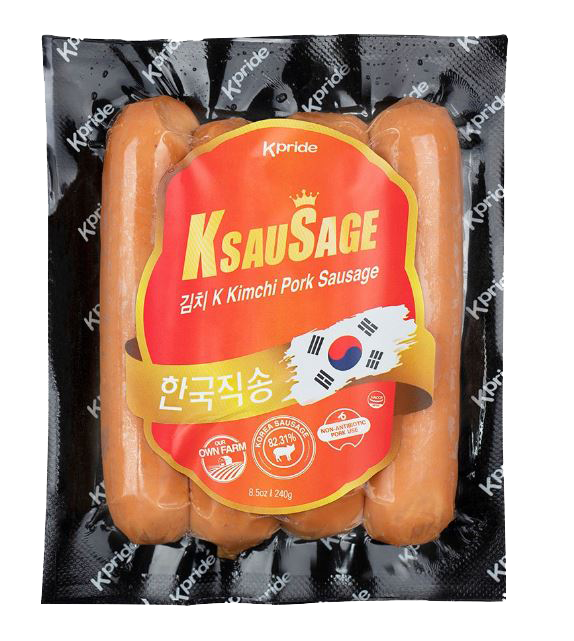 Korea Kpride Kimchi Pork Sausage 240g