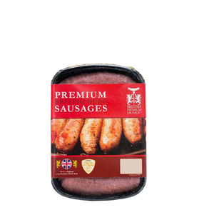 UK British Premium Natural Skin Beef Sausage (6pcs, 454g)