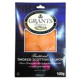 Scottish Grants Smoked Salmon Skinless Sliced 100g