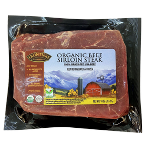 USA Frontiere Organic Grass Fed Top Sirloin (10 oz)