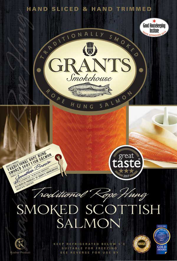 UK GRANTS Traditional Rope Hung Smoked Sliced  100g 