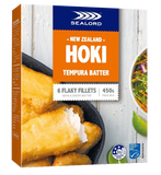 New Zealand Sealord Tempura Batter Hoki Fillets (450g)