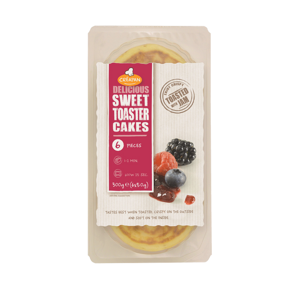 Belgium Creapan Toaster Cakes  (6pcs) 300g