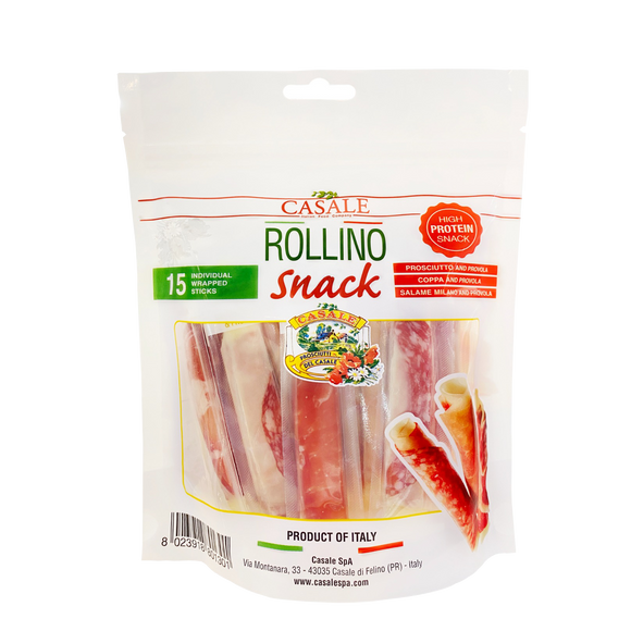 Casale Rollino Snack with Provola Cheese (15 wrapped sticks) 225g