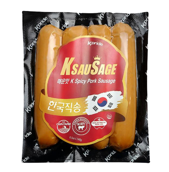Korea Kpride Spicy Pork Sausage 240g