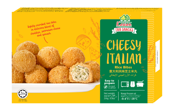 Malaysia Kawan Italian Cheesy Rice Bites (250g)