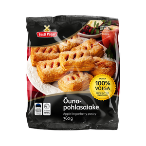 Estonia Eesti Pagar Apple Lingonberry Pastry 360g (6pcs)