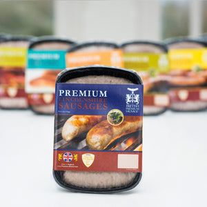 UK British Premium Natural Skin Lincolnshire Sausage (6pcs, 454g)