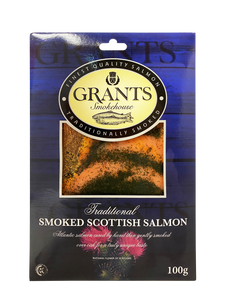 Scottish GT Smoked Gravadlax Salmon Skinless Slice 100g