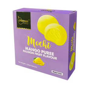 Malaysia Mango Passion Fruit Flavour Mochi (4 pcs, 120g)